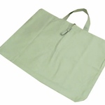  送料無料【新品】20cm マチ付　ベビー 布団 通園 バッグ袋 【無地　GR】