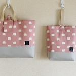 入学祝✳︎ ねこのレッスンバックセット グレー