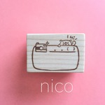 nico＊消しゴムはんこ＊アルバム整理用はんこ[カメラ]