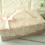 K様専用　リバティ　2段 道具箱   フェリシテ　ダウンシャーヒル　裁縫箱　アクセサリーボックス