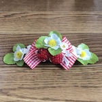 再販:ベリーとギンガムチェックのカチューシャ