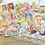 ❤️再販✖️45❤️今なら選べるおまけ付き❤️20枚❤️レトロガール❤️ダイカットいろいろセット