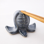 剣道のメン箸置き（藍色）