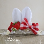 うさ耳カチューシャ🍓red♡送料無料