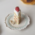 シマリス＊＊イチゴのショートケーキ🍰