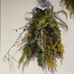 【送料無料】ドライフラワー　ミモザスワッグ