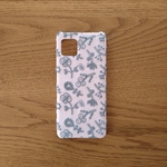 受注製作*ミナペルホネン*check&stripe*field of flower*ストライプピンク*mina perhonen*iPhoneケース**スマホケース*