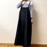 ワイドパンツのキャミサロペット