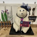 しろくま貯金箱  お節句 兜 & 鯉のぼりネックレス