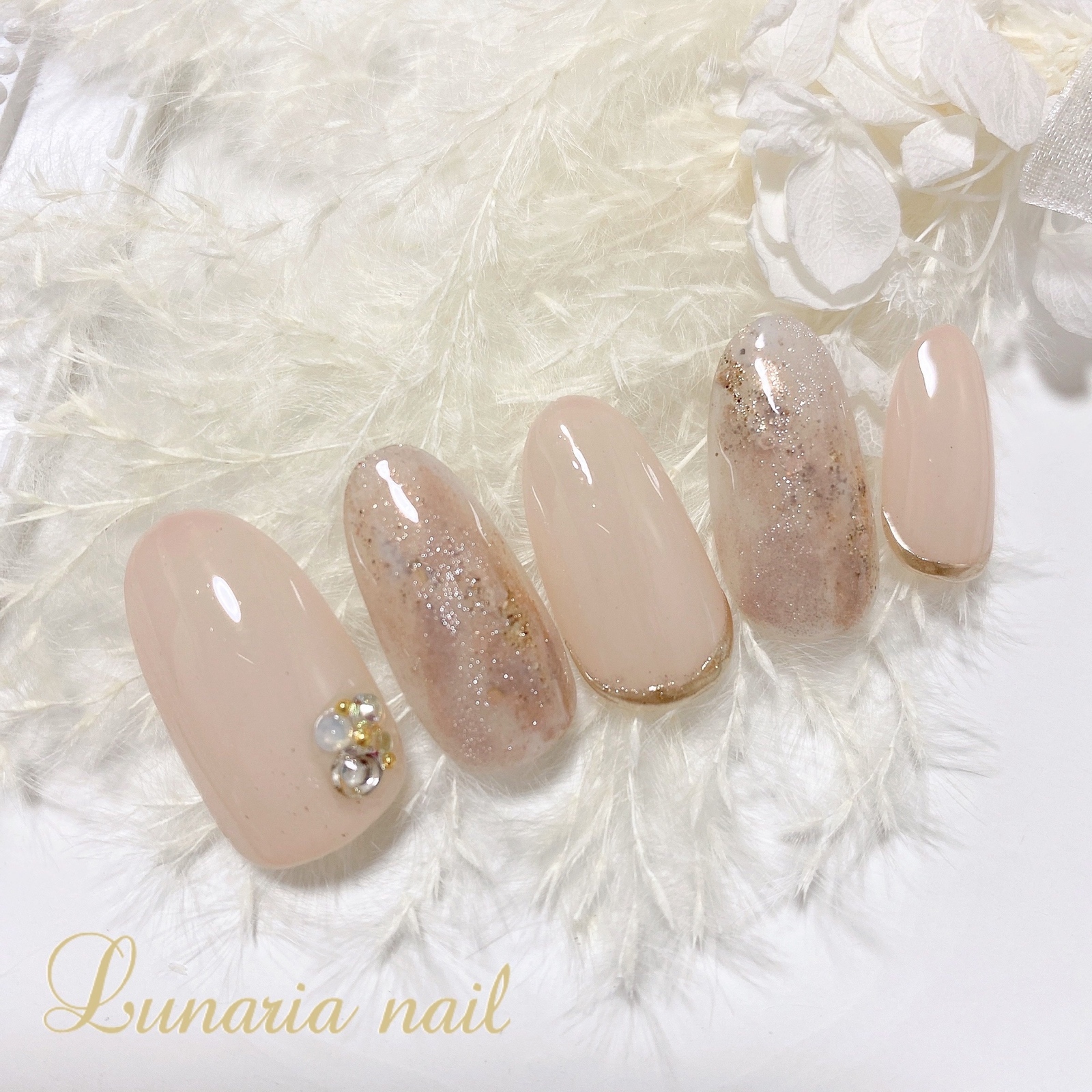 人気》ちゅるんとヌーディネイル♡ オフィスネイル ピンク