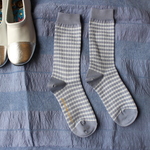 【 Today’s Gingham ／  ブルーグレー　】Kurome×girlielounge