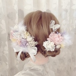 ヘッドドレス★ウエディング★結婚式★花嫁★卒業式★ヘアアクセサリー★ヘッドパーツ★成人式