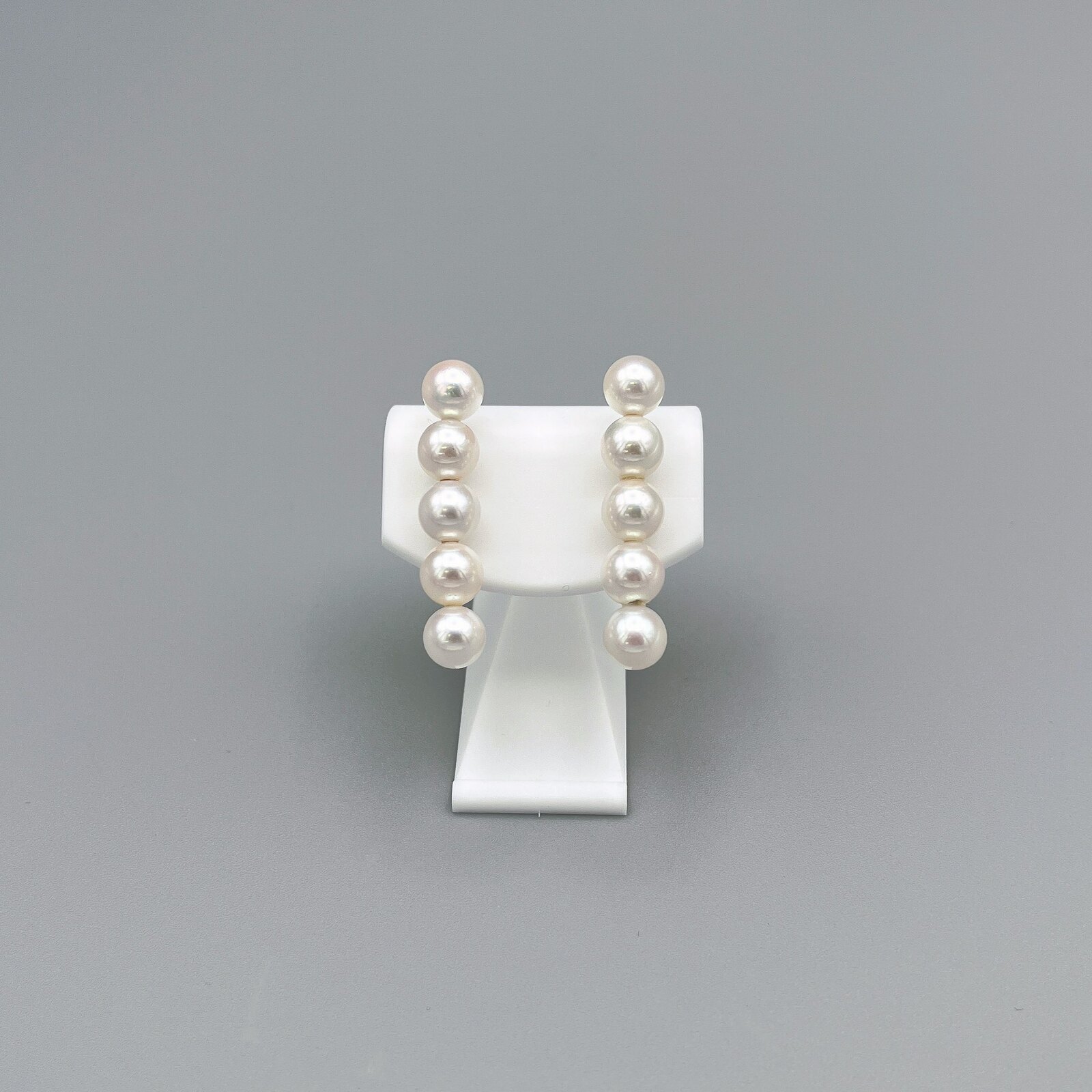 高品質 あこや真珠5連×K18ピアス - minne | Pearl @Nishimura L'ouest アクセサリー