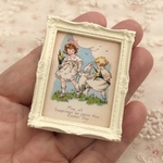 イースター特集＊アートフレーム（アイボリー）＊野原をお散歩