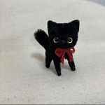 黒猫ちゃん　モールアート　モールベア 