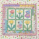 パッチワークキルト・スーとたんぽぽのミニキルト