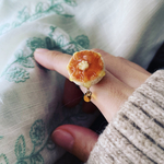 new✨蜂蜜たっぷり🍯肉球バターパンケーキ🥞リング💍✨