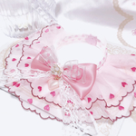 ラスト♡限定💗シフォンケープ首輪💗プリンセスハートモチーフ💗
