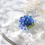 Brooch (紫陽花leaf)