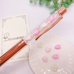 ミニチュア　桜　花びら　練り切り　キラキラ　世界に一つの和菓子のボールペン🍓