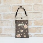 ＹＵＷＡ布のスマホポーチ、サコッシュ花柄