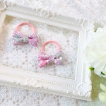 再販♡《リバティ♡マーガレットアニー　ピンク》リボンヘアアクセサリー