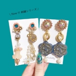 刺繍シリーズピアス【右】2way | melancholily