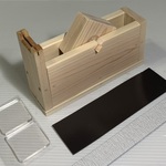 夏休み工作キット*テープカッター台* ヒノキ製 紀州有田ヒノキ工房