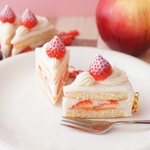 【再販】苺のショートケーキ　バッグチャーム