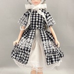 D-106【送料無料】【ジェニー】【リカちゃん】ワンピース　ドレス　服　チェック