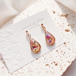 colorful Flower design ピアス/イヤリング