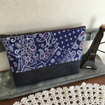 ポーチ、母子手帳ポーチ、通帳ポーチ、ベイズリー柄