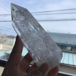 爆レア‼️ヒマラヤパワー全開‼️ クラック共に綺麗☆ヒマラヤ水晶 六角柱原石