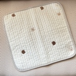 【名入れ可】カフェマット　くまとうさぎ　37×39