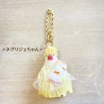 ✳︎ネグリジェちゃん✳︎ 文鳥　バッグチャーム