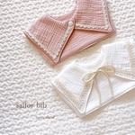 *送料無料*セーラースタイ*フリルスタイ*スタイ*lace*女の子*男の子*出産祝いなどにも♡*