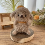 【小さなお人形】もふもふみかんわんこ［毛糸&羊毛フェルト］