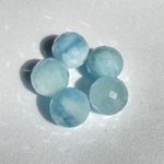 送料無料！AA アクアマリン　10mm　128面カット  5粒