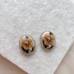 ヴィンテージ＊お花のピアス＊イヤリング