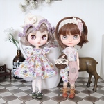 ＊3251＊リバティのバタフライ袖ワンピース＊１１点セット＊ブライスアウトフィット＊