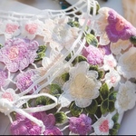 🌸レースの付け襟/花　総レース/華やか🌸♯付け襟