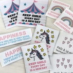 girlsタグ10枚セット　布タグ