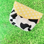 バナナミルク🌸ぷっくりポーチ🐄