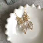 イヤリング/樹脂フック対応　大人シンプルピアス