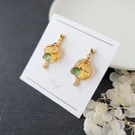 Grain color miniコロン「ミモザ」ピアス・イヤリング
