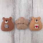 ꫛꫀꪝ✧‧˚ほのぼのクマさんのOuchi Cafeマグネットʕ·ᴥ·ʔ𖠚ᐝその①(手ありver.)