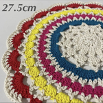 (27.5cm)コットンフラワー★ポットマット