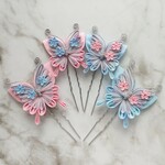 【白鴉様専用】蝶々と小花の髪飾り