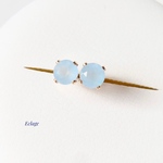 〈14kgf〉翡翠（ヒスイ）のスタッドピアス(4mm)