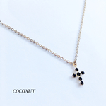  ♯２４４《再販》感謝価格のクロスチャームのロングネックレス